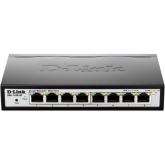 SWITCH D-LINK SMART  8 porturi Gigabit  carcasa metalica, 