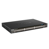 Switch D-Link DGS-1520-52MP, 48 porturi Gigabit, 2 porturi SFP+, Capacity 80Gbps, 16K MAC, 17