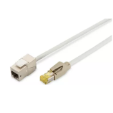 DIGITUS Consolidation-Point Cable DRAKA UC900 HRS TM31 CAT 6A Keystone Module 1 m. color grey 