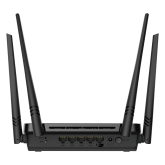 ROUTER D-LINK wireless 1200Mbps, 4 porturi Gigabit, 4 antene externe, Dual Band AC1200 MU-MIMO (867/300Mbps), 