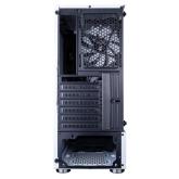 Carcasa 1STPLAYER Mid Tower ARGB ALB, Tempered Glass, Sloturi Expansiune 7, Drive Bays: 1x3.5