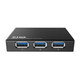 Hub USB D-Link DUB-1340, 4 porturi USB 3.0, negru