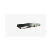 Switch D-Link DLINK DGS-1510-28X, 28 Port Gigabit Smart Managed Switch with 10G Uplinks, , Ports: 24 x 1000Base-T Interface, 4 x 10G SFP+ Interface, Switch Capacity: 128 Gbps, Max. Packet Forwarding Rate: 95.24 Mpps.
