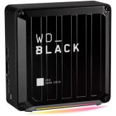 Dock WD Black D50 Game Dock NVMe SSD 1TB, 2x Thunderbolt 3, 1x DisplayPort 1.4, 2x USB-C 10Gb/s, 3x USB-A 10Gb/s, Audio In/Out, Gigabit Ethernet, RGB lighting, Black