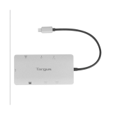 Targus Dock USB-C Dual HDMI 4K, 100W PowerDelivery Pass-Thru, 2x USB-A, 1x port fast charge, 1x SD/microSD, ethernet, gri