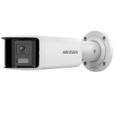 Camera supraveghere Hikvision IP Bullet DS-2CD2T46G2P-ISU/SL(2.8mm)(C) 4 MP Panoramic AcuSense Fixed focal lens, dual lens, 2.8 mm, Image Sensor 2 × 1/2.5