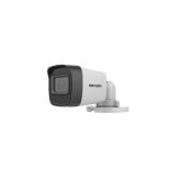 Camera de supraveghere Hikvision MINI BULLET DS-2CE16H0T-ITFS 3.6mm fixed focal lens, Smart IR, up to 30 m IR distance, Audio over coaxial cable, built-in mic,4 in 1 video output (switchable TVI/AHD/CVI/CVBS), IP67, Material:Plastic,Dimension:58 mm × 61 m