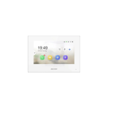 Monitor videointerfon Hikvision DS-KH6320Y-WTE2/WH, 2 fire, 4 7-inch IPS touch screen, rezolutie: 1024 × 600, TFT, fara butoane, temperatura de functionare: -10 °C to 50 °C, culoare: alb.