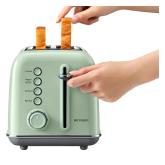 BUYDEEM 2 Slice Toaster, model DT620E, color Cozy Greenish, EU