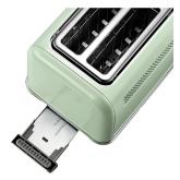 BUYDEEM 2 Slice Toaster, model DT620E, color Cozy Greenish, EU