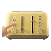 BUYDEEM 4 Slice Toaster, model DT640E, color Mellow Yellow, EU
