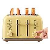 BUYDEEM 4 Slice Toaster, model DT640E, color Mellow Yellow, EU