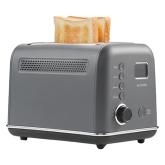BUYDEEM 2 Slice Automatic Metal Toaster, model DT730E, color Ink Grey, EU
