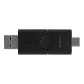 Memorie USB Flash Drive Kingston 64GB DataTraveler Duo, USB 3.2