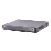 DVR Hikvision TurboHD 8 canale DS-7208HQHI-K2/P; 3MP; PoC - Power overcoax; 8 Turbo HD/AHD/Analog interface input, 8-ch video and 1-ch audioinput, H.265/H.265+ compression, 2 SATA interfaces, CH01 and 02: 3MP @15fps, CH03-08:1920×1080P @15 fps/ch, support