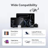 INCARCATOR retea Baseus EnerFill FH21, Quick Charge 120W, 4 x USB Type-C, 2 x USB, negru 