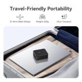 INCARCATOR retea Baseus EnerFill FH21, Quick Charge 120W, 4 x USB Type-C, 2 x USB, negru 