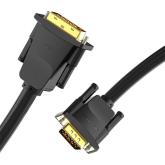 Cablu video Vention, DVI-D(T) la VGA(T), 1m, rezolutie maxima 1080p la 60 Hz, conectori auriti, cupru, invelis PVC, negru, 