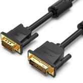 Cablu video Vention, DVI-I (T) dual link la VGA(T), 3m, rezolutie maxima 1080p la 60 Hz, conectori auriti, cupru, invelis PVC, negru, 