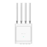 Omada  AX3600  Indoor/Outdoor Dual-Band Wi-Fi 6 Access Point PORT: 1×2.5G RJ45 Port +  1×Gigabit RJ45 Port（Support  Poe Out）+1× 1G/10G SFP+ Port SPEED: 1148Mbps at  2.4 GHz + 2402 Mbps at 5 GHz FEATURE: 802.3at/bt PoE , ,IP68 Weatherproof, 4×N-Type Dual-B