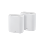ASUS ExpertWiFi EBM68 (2PK) AX7800 Tri-Band WiFi 6 Mesh WiFi System, suitable for all businesses, supports up to 5 SSIDs, customized guest portal, 2.5 Gbps port, enterprise-grade network security and easy management ASUS ExpertWiFi app