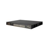 EDGECORE 24 ports 10/100/1000Base-T + 4G SFP uplink ports with 8 port PoE (190W)