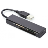 EDNET 85241 EDNET Multi Card Reader 4-port USB 2.0 SuperSpeed, Czytnik kart 4-portowy USB 3.