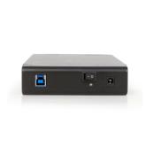 RACK extern GEMBIRD, extern pt. HDD, 3.5 inch, S-ATA, interfata PC USB 3.0, aluminiu, negru, 
