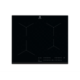 Plita incorporabila Electrolux EIT61443B, Inductie, 4 zone de gatit, Touch control, 60 cm, Sticla neagra