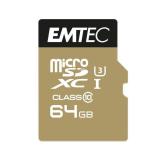 Card de Memorie MicroSD HC EMTEC, 64GB, Class 10