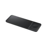 Wireless Charger Trio Black Multi devices (Phone+Wearable) charging, (Pad) 7.5Wx2, (Watch) 3.5Wx1, 