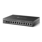 TP-LINK Omada Router 3 in 1 VPN Gigabit Multi-WAN, Standarde și Protocoale: IEEE 802.3, IEEE802.3u, IEEE802.3ab, IEEE802.3z, IEEE 802.3x, IEEE 802.1q, Interfata: 2× Porturi WAN/LAN SFP WAN/LAN, 1× Port WAN Gigabit, 1× Port LAN/WAN Gigabit, 8× Porturi LAN 