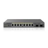 Switch EnGenius Managed / stand-alone Desktop 8-port GbE 130W cu 2 antene SFP