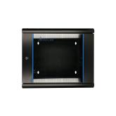 CABINETE Extralink EXTRALINK 9U 600X600 AZH wall-mounted rackmount cabinet swing type black,
