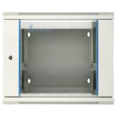 EXTRALINK 9U 600X600 AZH wall-mounted rackmount cabinet swing type gray 
