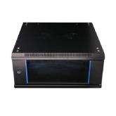 EXTRALINK 4U 600X600 wall-mounted rackmount cabinet black 