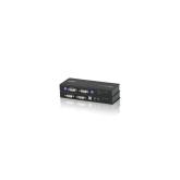 EXTENDER KVM ATEN acces PC de la distanta, conector tip DVI-D (M) x 2 | USB Type B (M) | Serial RS232 (9-pin) (M) | 3.5 mm Jack (M) x 2 | RJ-45 x 2, 
