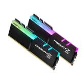 Memorii DDR G.Skill, Trident Z, Performance Gaming, DDR4, Module capacity 16GB, Quantity 2, 3200 MHz, 288-pin DIMM, CL 16, Memory timings 16-18-18-38, Nominal voltage 1.35 V, RGB, Colour Black 