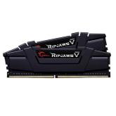 Memorii DDR G.Skill, Ripjaws V, Performance Gaming, DDR4, Module capacity 8GB, Quantity 2, 3600 MHz, 288-pin DIMM, CL 16, Memory timings 16-19-19-39, Nominal voltage 1.35 V, Colour Black 