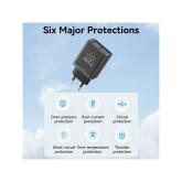 ALIMENTATOR SmartPhone la 220V Vention 1-port USB-C Wall Charger(30W) EU-Plug Black, 