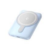 POWER BANK Vention 5.000 mAh, 20W magnetic, wireless, 1 x USB-C, , 166g, albastru, 