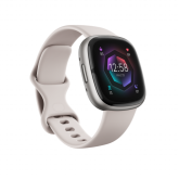 Fitbit Sense 2 Lunar White/Platinum Aluminum