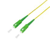 PATCH CORD Fibra Optica LOGILINK OS2 9/125, singlemode, SC/APC-SC/APC, LSZH, 3 m, galben, 