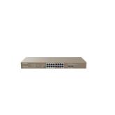 IP-COM switch TEG1118P-16-250W, 16-Port Gigabit Switch POE ,Standard and Protocol: IEEE802.3,IEEE802.3u, IEEE802.3ab, IEEE802.3z, IEEE802.3x, IEEE802.3af/at, 16 *100/1000, 2* 1000 Mbps, PoE power supply Single port: AF: 15.4W, AT: 30WWhole device: 230W.