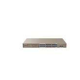 Ip-com switch G1126P-24-410W, 24-Port PoE, 24GE + 2SFP Ethernet Switch ,unmanaged, Interfata: 24 * 100/1000 Mbps Base-T RJ45 ports (Data/Power), 2* 1000 Mbps Base-X SFP port, Switching capability: 48 Gbps, Packet forwarding rate: 35.7 Mpps, Buffer: 2M, Po
