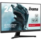 IIYAMA Monitor LED G2470HSU-B6 Fast IPS 1920 x 1080 @180Hz  0.2ms 300 cd/m² 1000:1 HDCP HDMI DP 4xUSB Hub 3.2 tilt