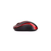 Mouse A4tech, wireless, 1000 dpi, butoane/scroll 3/1, negru/rosu