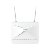 D-LINK AX1500 4G CAT6 SMART ROUTER G416, Interfata: 3 x 10/100/1000, 1 x WAN GB, 1 x SIM card slot, Standarde wireless: IEEE 802.11ax/ac/n/g/b/a, IEEE 802.3u/ab, viteza wireless: 2.4 GHz Up to 300 Mbps and 5 GHz Up to 1201 Mbps, Dual-Band, dimensiuni: 198