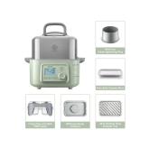 BUYDEEM Multi function Digital Food Steamer, model G564, color Cozy Greenish, EU