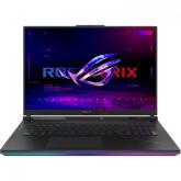 Laptop Gaming ASUS ROG Strix SCAR 18, G834JY-N6046, i9-13980HX, 18-inch, QHD+ 16:10 (2560 x 1600, WQXGA), 240Hz, (RTX4090), Intel UHD Graphics, 32GB DDR5-4800 SO-DIMM *2, 2TB PCIe 4.0 Performance , Mobile Intel HM770 Express Chipsets, MUX Switch + Optimus